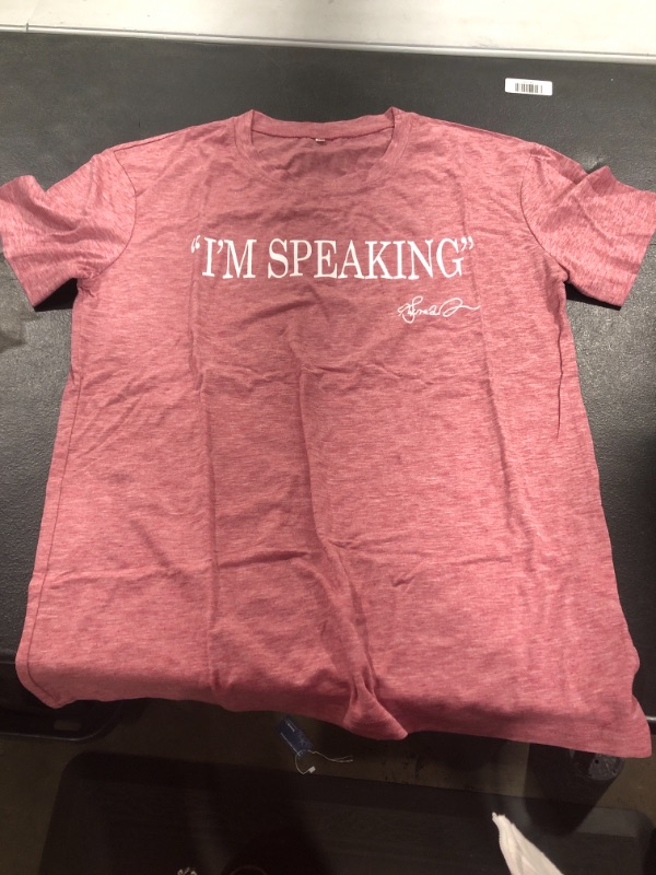 Photo 1 of "I'm speaking" shirt size medium