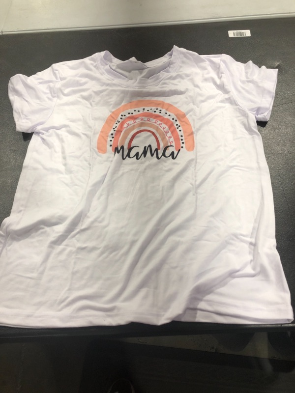 Photo 1 of "mama" shirt unknown size, mark on shirt