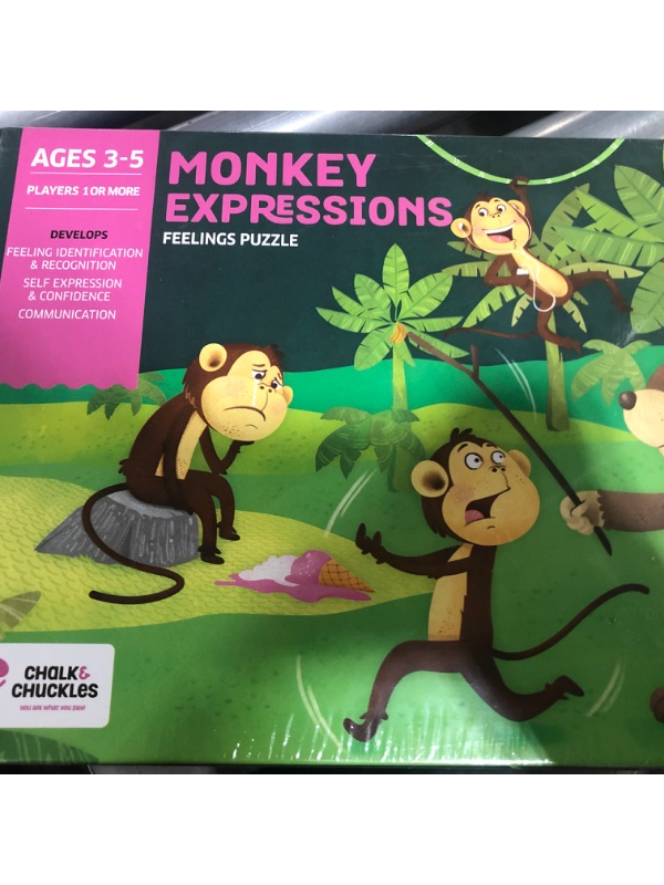 Photo 1 of Chalk N Chuckles Monkey Expressions Puzzle