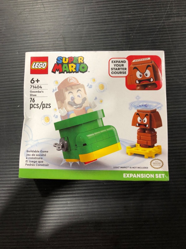 Photo 2 of LEGO Super Mario Goomba’s Shoe Expansion Set 71404 Building Toy Set for Kids, Boys, and Girls Ages 6+; Collectible Playset Gift (76 Pieces)