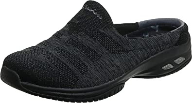 Photo 1 of Skechers Women's Commute-Knitastic-Engineered Knit Open Back Mule- Size 7.5 Womens Black