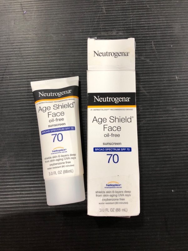 Photo 2 of Age Shield Face Oil-Free Sunscreen SPF 70