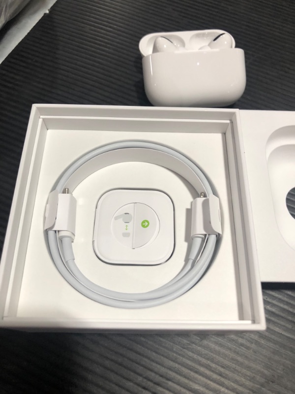 Photo 3 of Apple AirPods Pro in-Ear Headphones with MagSafe Wireless Charging Case - White 