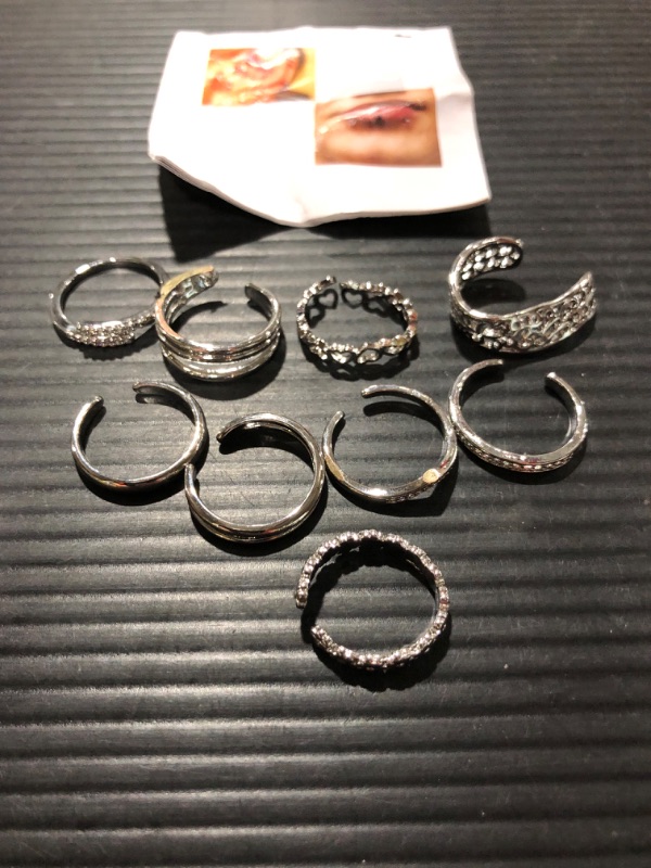 Photo 1 of VCMart Body Jewelry- Cuff Rings- Silver