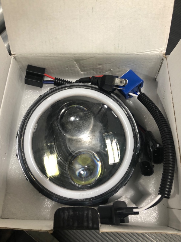 Photo 2 of Zmoon 5 3/4 5.75 Inch LED Headlight for Motorcycle 1PCS