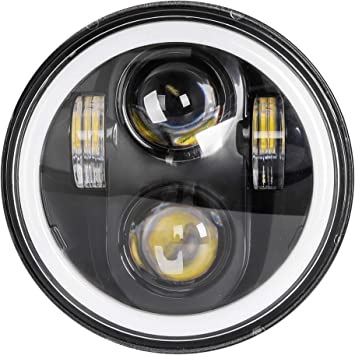 Photo 1 of Zmoon 5 3/4 5.75 Inch LED Headlight for Motorcycle 1PCS