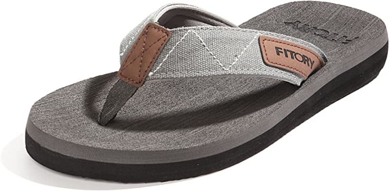 Photo 1 of FITORY Men's Flip-Flops, Thongs Sandals for Beach Size 9 mens