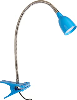 Photo 1 of Newhouse Lighting Led Clip On Light/Clamp Lamp/Reading Book Light For Desk, Bed, Office, And Dorm Room, Blue ()