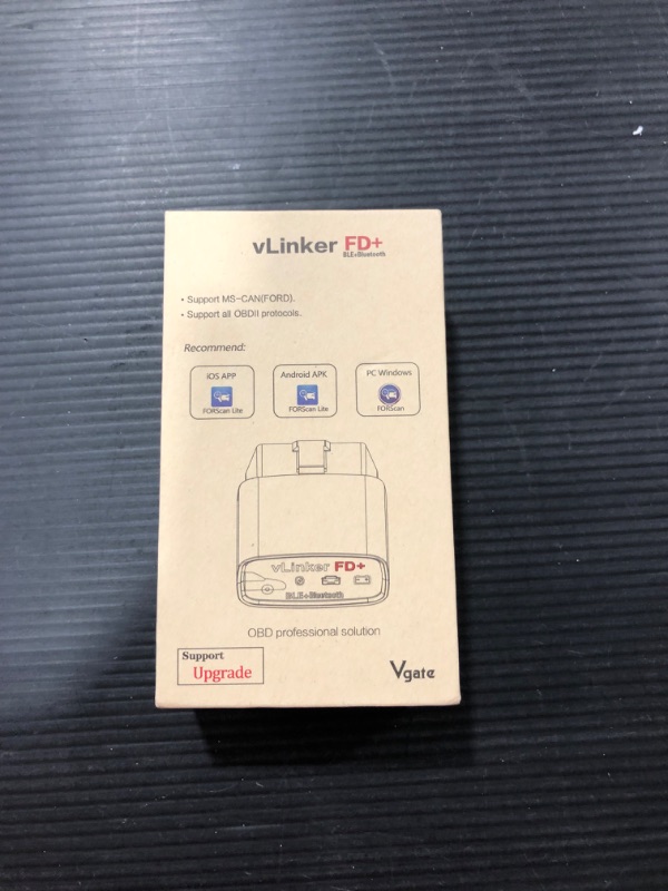 Photo 2 of Vgate vLinker FD+ OBD2 Bluetooth Scan Tool, Diagnostic Code Reader for iOS, Android, and Windows - Made for FORScan