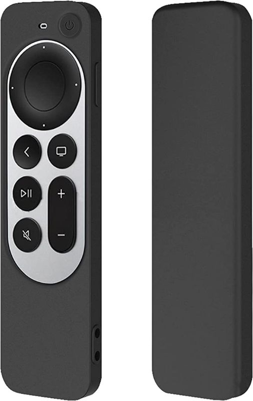 Photo 1 of Seltureone Compatible with 2021 Apple TV Siri Remote, Heavy Shock Absorption, Drop Protection, Full Access to All Functions for Siri Remote (2nd Generation), Black