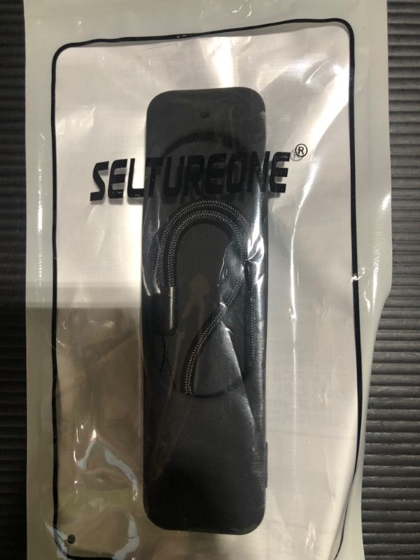 Photo 2 of Seltureone Compatible with 2021 Apple TV Siri Remote, Heavy Shock Absorption, Drop Protection, Full Access to All Functions for Siri Remote (2nd Generation), Black