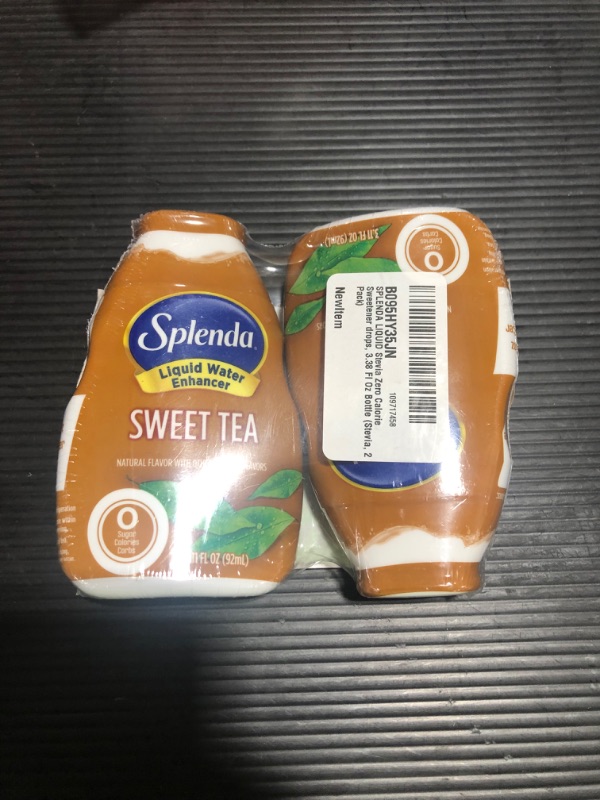 Photo 2 of 2 pack of Splenda Sweet tea liquid Water Enhancer 3.11 FL Oz