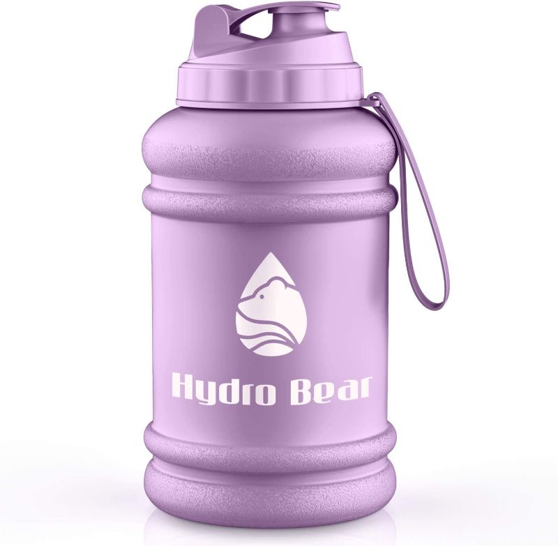 Photo 1 of 64oz Half Gallon Hydro Bear Water Bottle [Lilac]