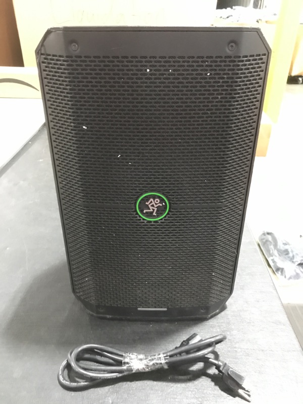 Photo 1 of Mackie Thump Go 8" Portable Bluetooth Battery-Powered Loudspeaker and Cable. MISSING BOX & ACCESSORIES. PRIOR USE. 
