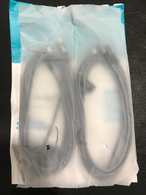 Photo 1 of USB C TO C BRAIDED CABLES. 2 PACK. 