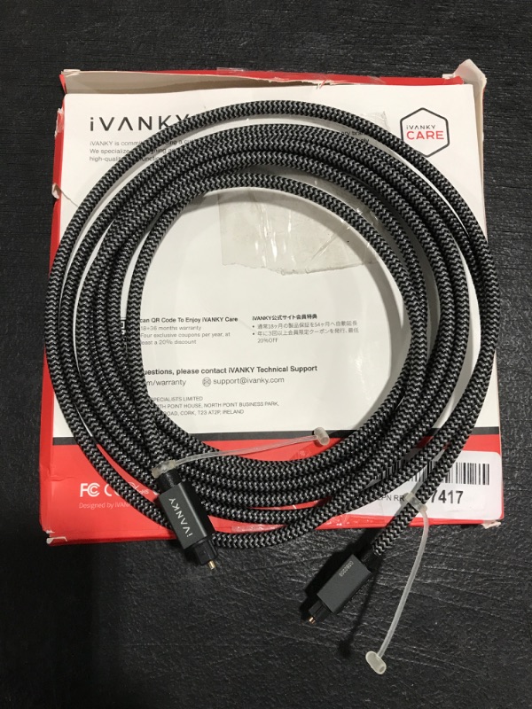 Photo 1 of IVANKY OPTICAL AUDIO CABLE. 