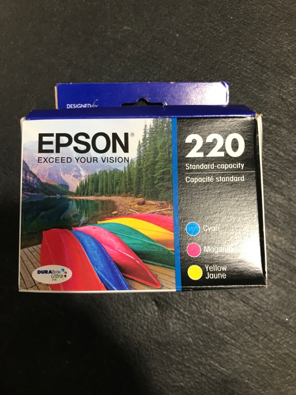 Photo 2 of EPSON T220 DURABrite Ultra -Ink Standard Capacity Color Combo Pack (T220520-S) for select Epson Expression and WorkForce Printers
