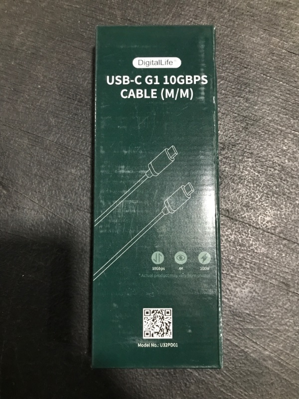 Photo 1 of USB-C G1 10GBPS CABLE M/M.