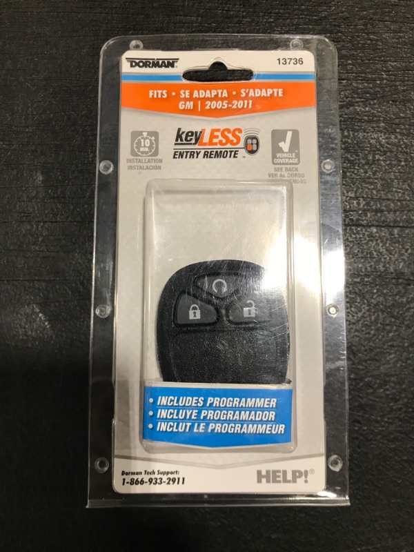 Photo 2 of Dorman Help 13736 Keyless Entry Remote (1406993)
