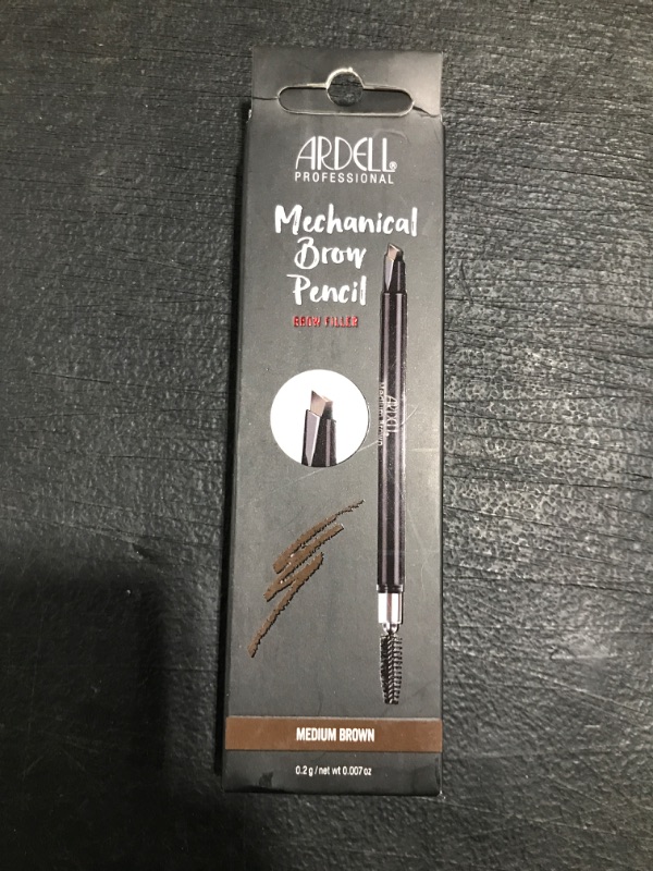 Photo 2 of Ardell Brows Automatic Eye Pencil with 2 in 1 Brush Shade Medium Brown 0.2 G
