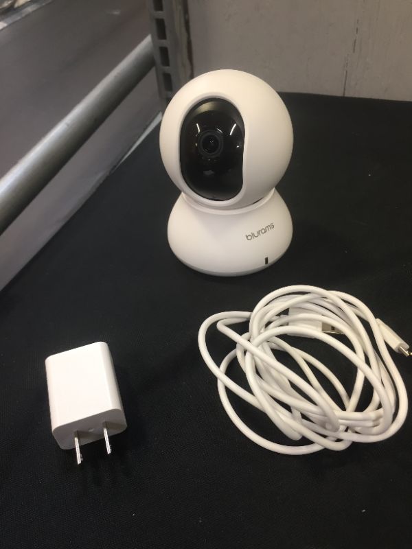 Photo 2 of Security Camera 2K, blurams Baby Monitor Dog Camera 360-degree for Home Security w/ Smart Motion Tracking, Phone App, IR Night Vision, Siren, Works with Alexa & Google Assistant & IFTTT, 2-Way Audio