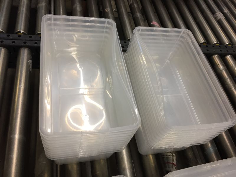 Photo 2 of IRIS 5 Quart Clear Storage Box, 20 Pack