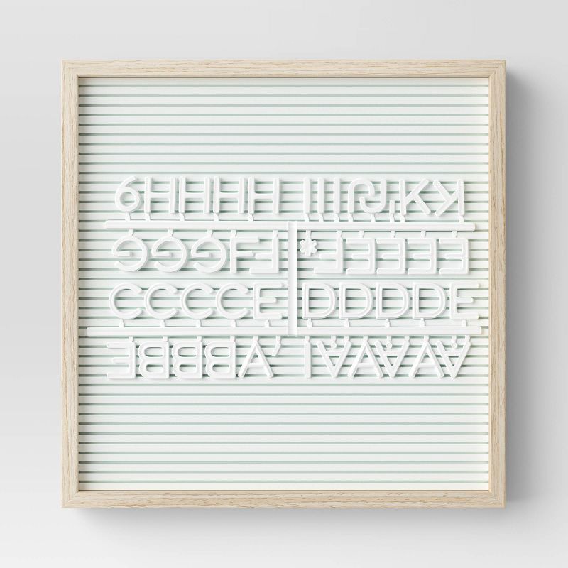 Photo 1 of 11" x 11" Plastic Slat Letterboard - Room Essentials™

