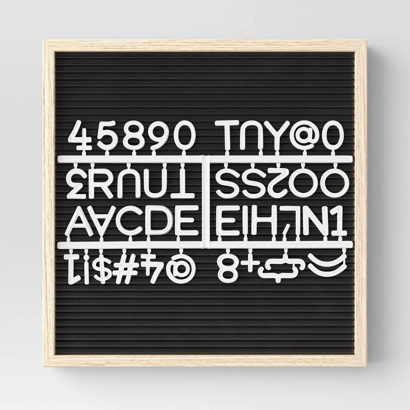 Photo 1 of 11" x 11" Plastic Slat Letterboard - Room Essentials™

