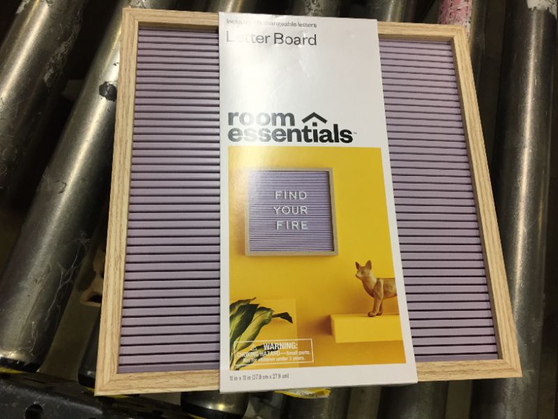 Photo 1 of 11" x 11" Plastic Slat Letterboard - Room Essentials™

