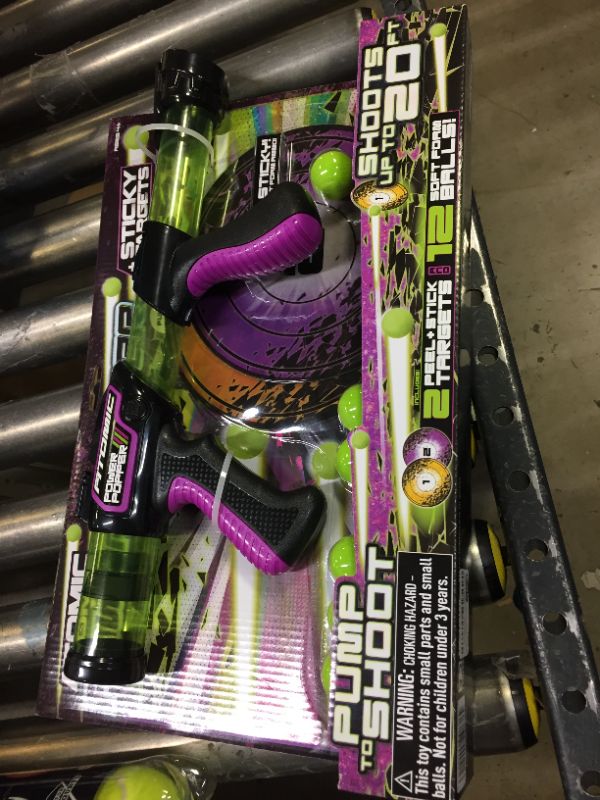 Photo 1 of Atomic Power Popper with 12 Balls and 3 Sticky Targets