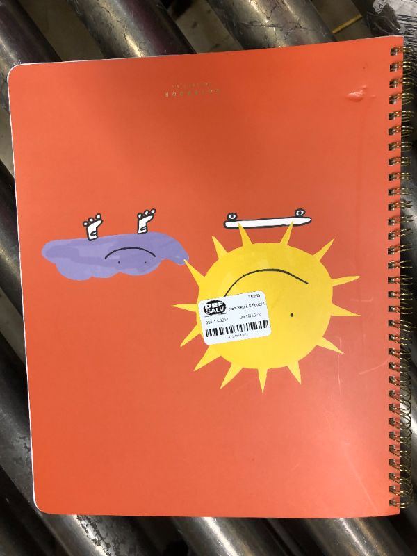 Photo 2 of 1 Subject College Ruled No Bad Days Spiral Notebook Collection Make Me Smile - Line Modern

