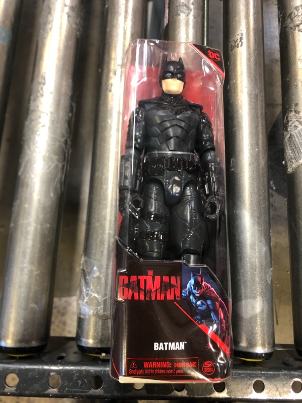 Photo 2 of DC Comics, Batman 12-inch Action Figure, The Batman Movie Collectible Kids Toys for Boys and Girls Ages 3 and up