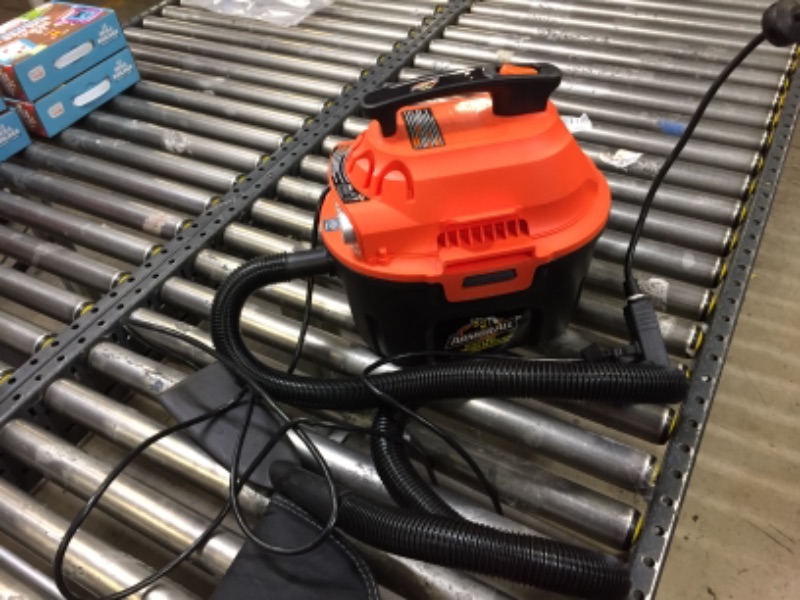 Photo 2 of 
Armor All, AA255 , 2.5 Gallon 2 Peak HP Wet/Dry Utility Shop Vacuum , Orange
Style:2.5 Gal Vac
