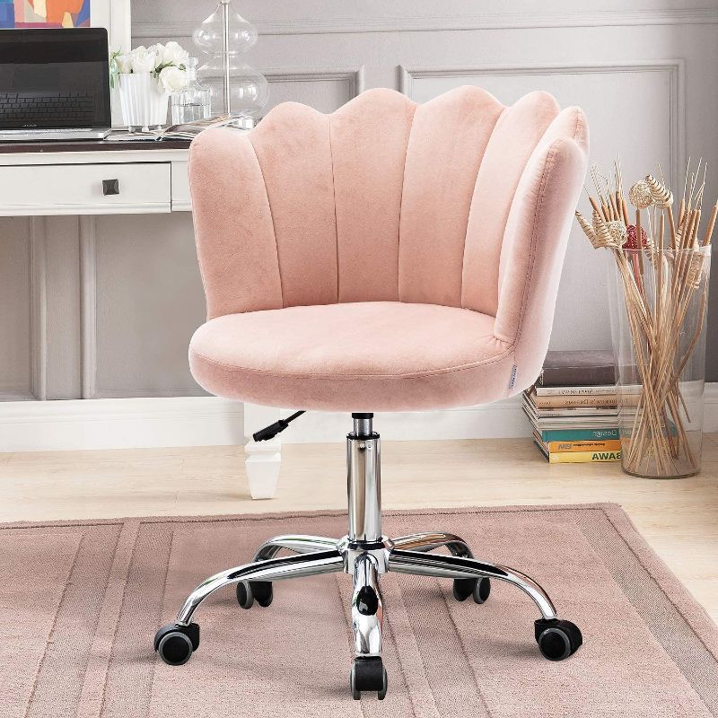 Photo 1 of 
Recaceik Velvet Swivel Shell Chair, Swivel Shell Chair for Living Room/Bed Room, Modern Leisure Arm Chair
Color:Pink
Style:Modern