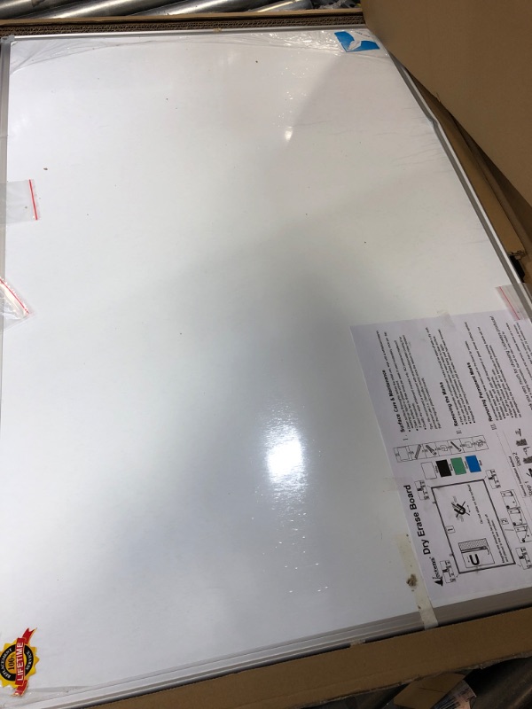Photo 2 of Lockways Magnetic Dry Erase Board - Magnetic Whiteboard/White Board 36 x 24 Inch