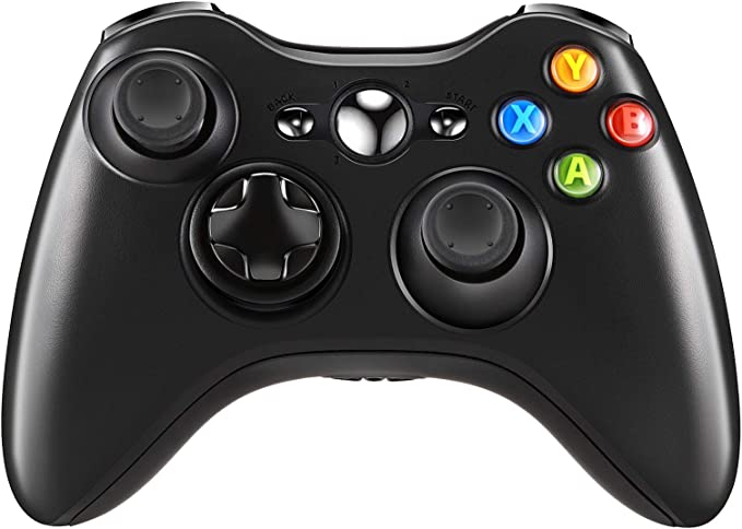 Photo 1 of Wireless Controller for Xbox 360 Controller, Crifeir Wireless Controller Gamepad Joystick for Xbox 360&360Slim (Black)
