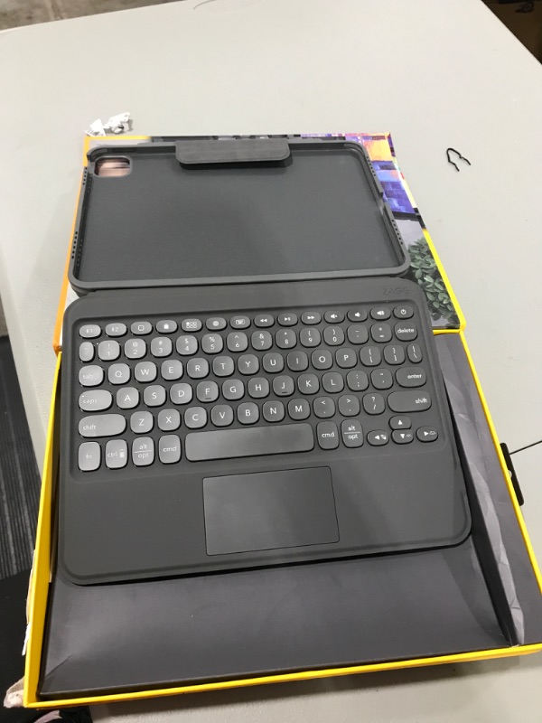 Photo 2 of ZAGG Pro Keys Detachable Case & Wireless Keyboard with Trackpad for Apple iPad Air 10.9" (2020, 2022) & iPad Pro 11" (2018-2021) Multi-Device Bluetooth Pairing, Backlit Keys, Apple Pencil Holder

