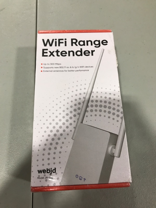 Photo 2 of All-New WiFi Extender Internet Long Range Booster up to 6000 sq.ft - Wi-Fi Signal Amplifier Repeater with Ethernet Port & Access Point Mode, 1 Touch Setup, Alexa Devices Compatible, 2.4Ghz
FACTORY SEAL 