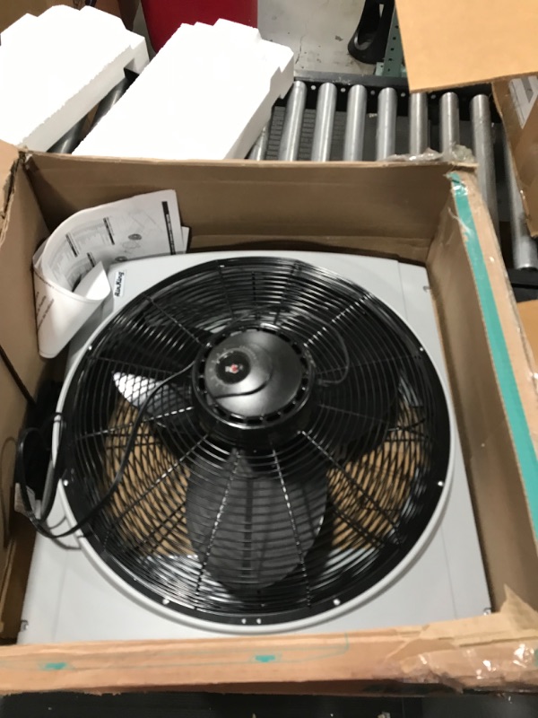 Photo 2 of Air King 20" Blade, 3,560 Max CFM, Window Fan - 1.8/3.2 Amps, 110 Volts, 3 Speed | Part #9166
