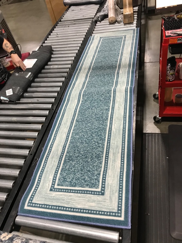 Photo 2 of 82 x 22 homeline collection blue rug