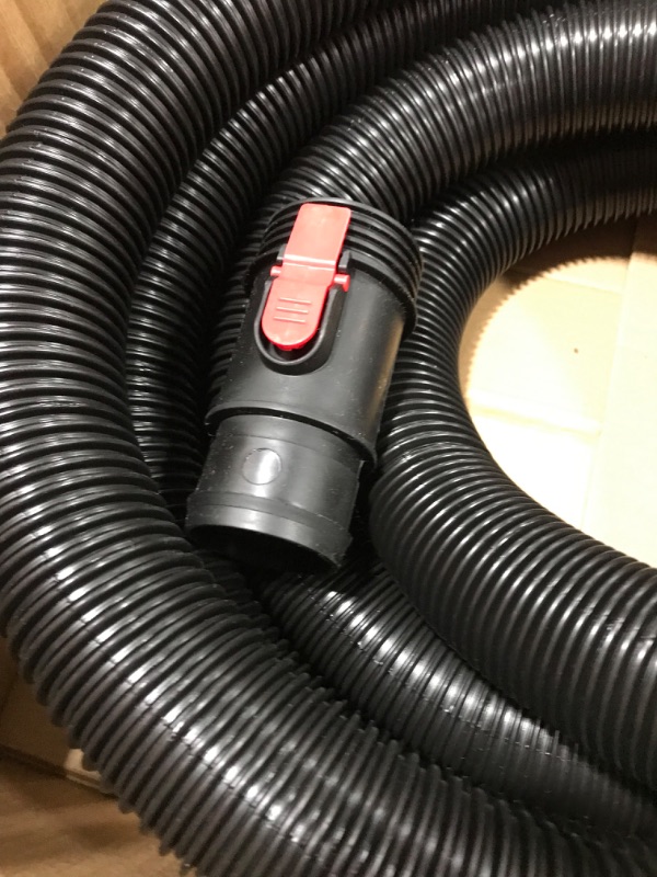 Photo 3 of WORKSHOP Wet Dry Vacuum Accessories WS25022A Extra Long Wet Dry Vacuum Hose, 2-1/2-Inch X 20-Feet Locking Wet Dry Vac Hose for Wet Dry Shop Vacuums
