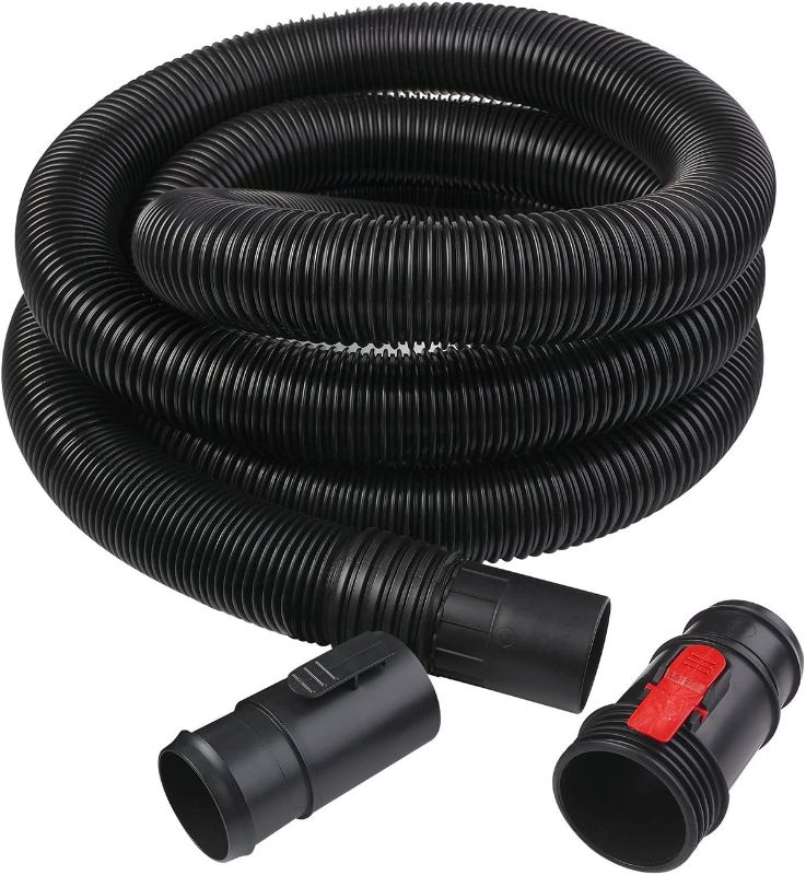 Photo 1 of WORKSHOP Wet Dry Vacuum Accessories WS25022A Extra Long Wet Dry Vacuum Hose, 2-1/2-Inch X 20-Feet Locking Wet Dry Vac Hose for Wet Dry Shop Vacuums
