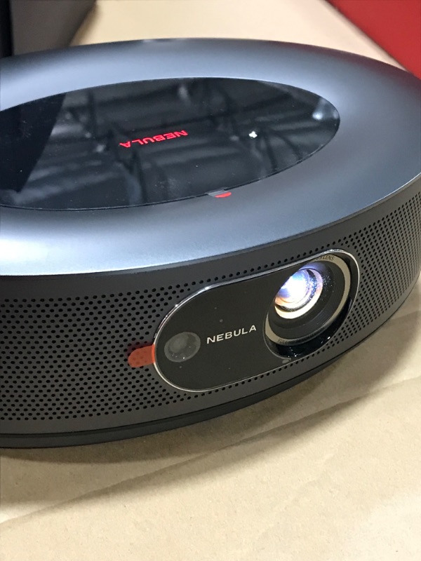 Photo 1 of Anker Nebula Cosmos Full HD 1080p Home Entertainment Projector, 1080p Video Projector,900 ANSI Lumens, Android TV 9.0, Digital Zoom, HLG, HDR10,(Onyx Black)