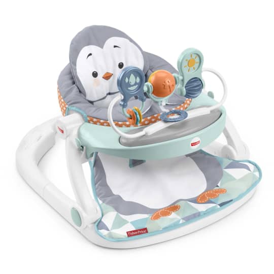 Photo 1 of Fisher-Price Sit-Me-Up Baby Floor Seat With Tray - Penguin Island
