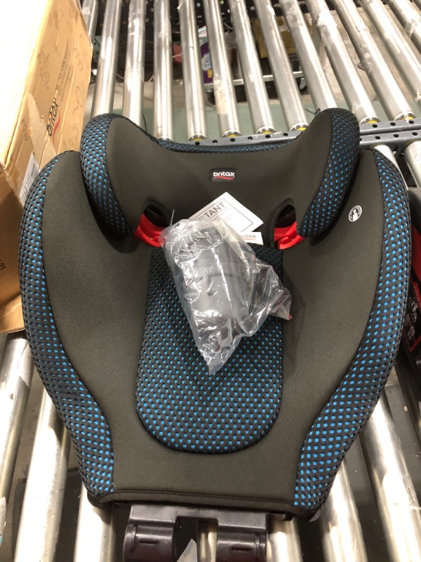 Photo 4 of Britax Highpoint 2-Stage Belt-Positioning Booster Car Seat, Teal - Highback and Backless Seat Cool Flow Teal