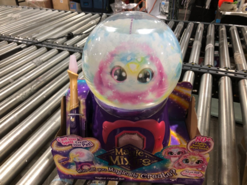 Photo 1 of Magic Mixies Magical Misting Crystal Ball with Interactive 8 inch Pink Plush Toy and 80+ Sounds and Reactions