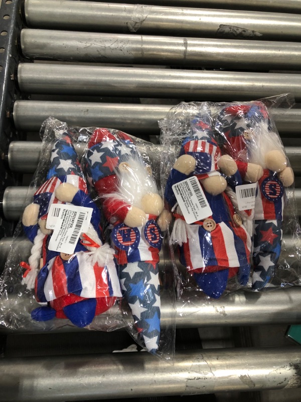 Photo 1 of 10in Patriotic Gnome Plush 6pcs 