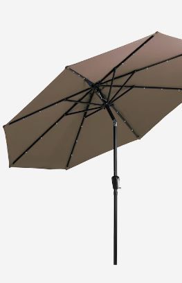 Photo 1 of 9FT LED GARDEN  UMBRELLA