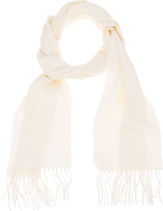 Photo 1 of 100% Cashmere Scarf - Super Soft 12 Inch x 64.5 Inch Warm Wool Cozy Shawl Wrap w/ Gift Box for Women and Men, Off White
