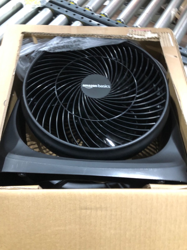 Photo 1 of Amazon Basics 3 Speed Small Room Air Circulator Fan, 7-Inch, Black
